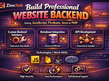 Build Professional Website Backend Using Javascript