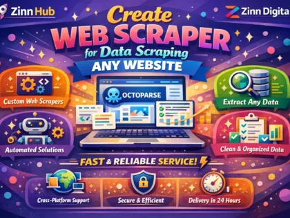 create web scraper for data scraping any website octoparse