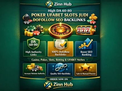 Do High Domain Authority 60 To 80 Poker Ufabet Slots Judi Dofollow Seo Backlinks