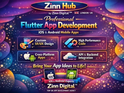Professional Flutter App Development - iOS & Android Mobile Apps by Zinn Digital ™
