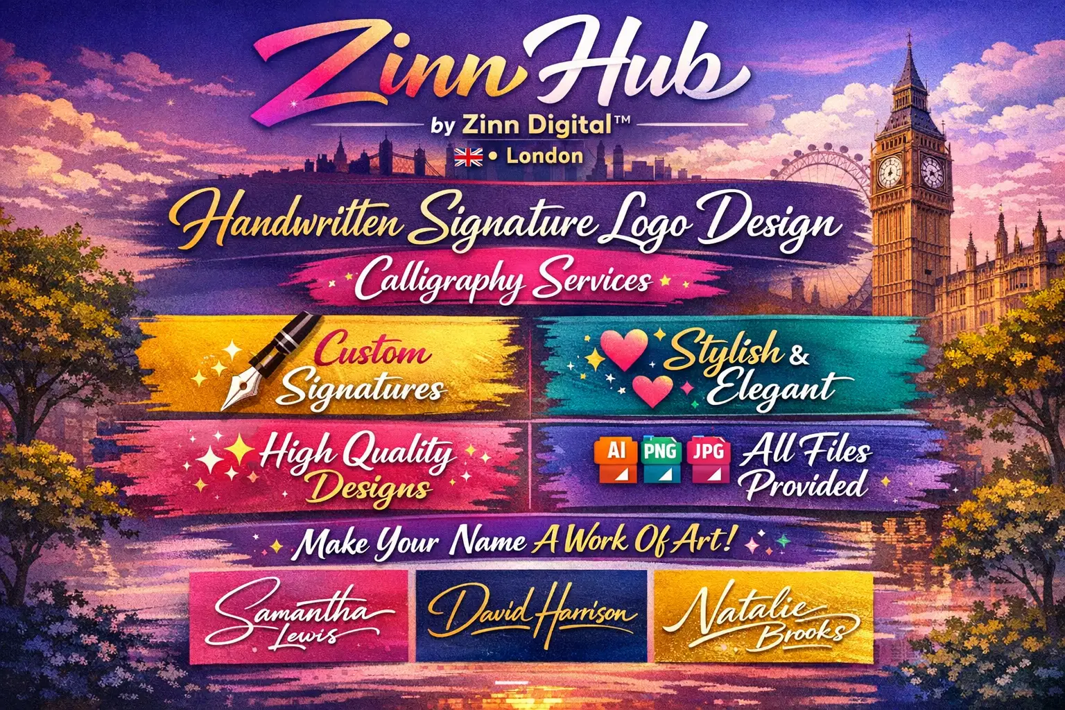 Create Handwritten Signature Logo Design Calligraphy Services 3 Create Handwritten Signature Logo Design Calligraphy Services - Image 3