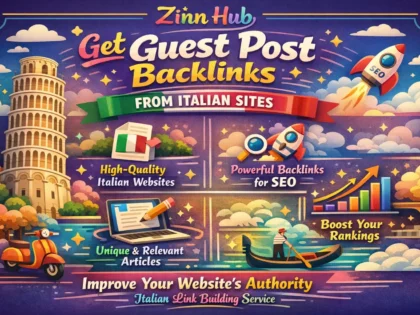 get you guest post backlinks from italian sites