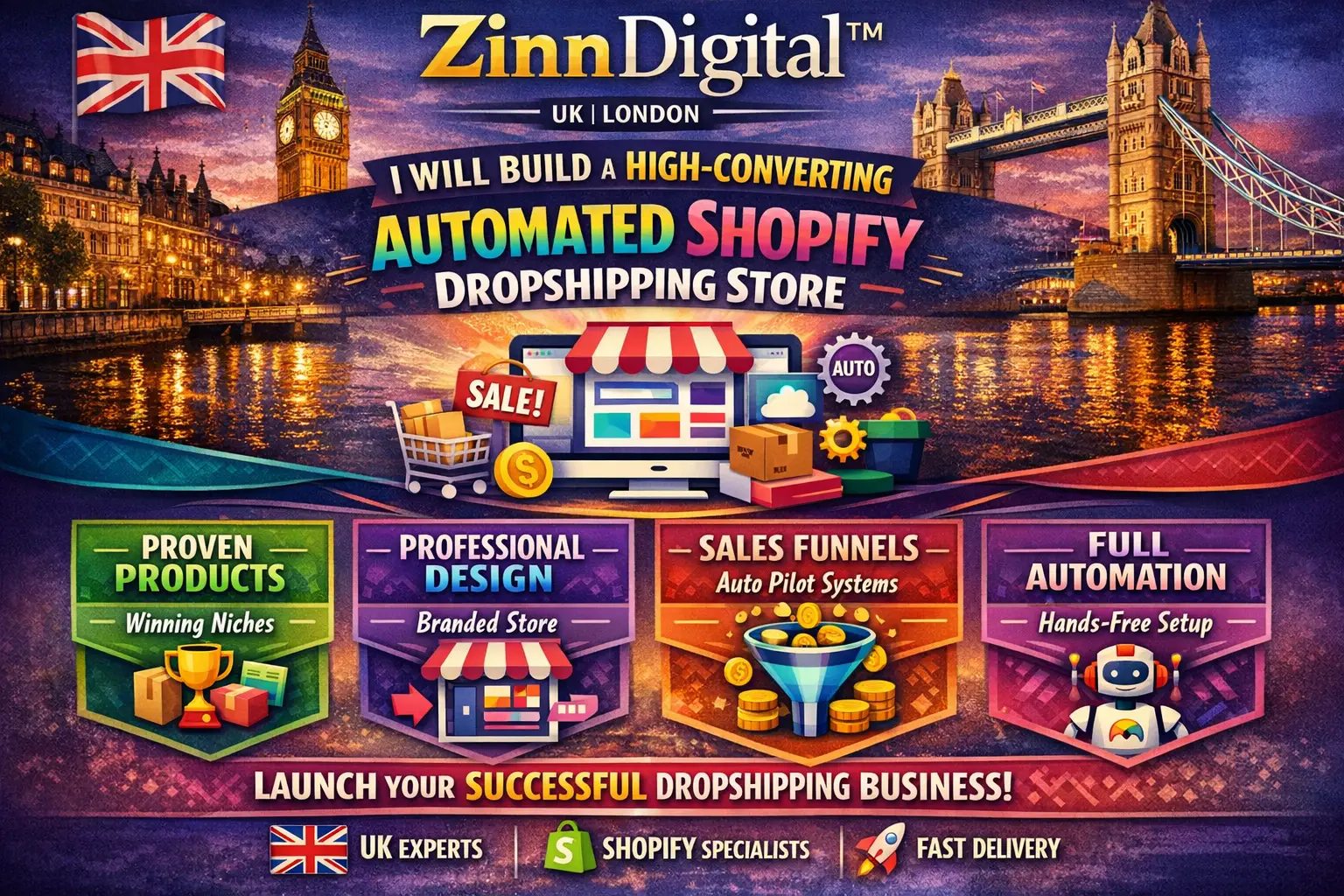 Build A High-Converting Automated Shopify Dropshipping Store 3 Build A High-Converting Automated Shopify Dropshipping Store - Image 3