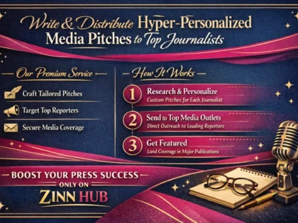 Write And Distribute Hyper Personalized Media Pitches To Top Journalists