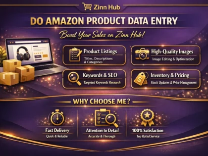 do amazon product data entry
