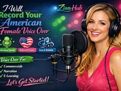 record your american female voice over