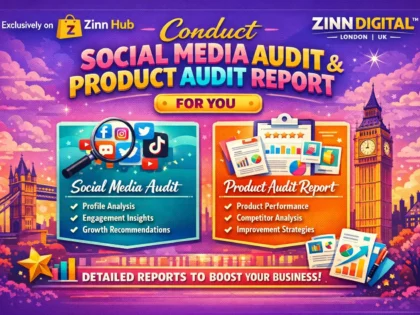 Conduct Social Media Audit And Product Audit Report For You