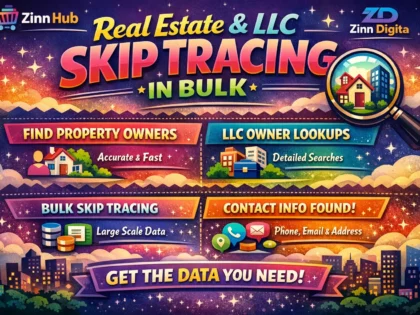 Do Real Estate Skip Tracing And Llc Skip Tracing In Bulk