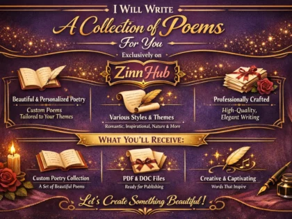 write a collection of poems