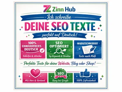 write your SEO text in perfect german