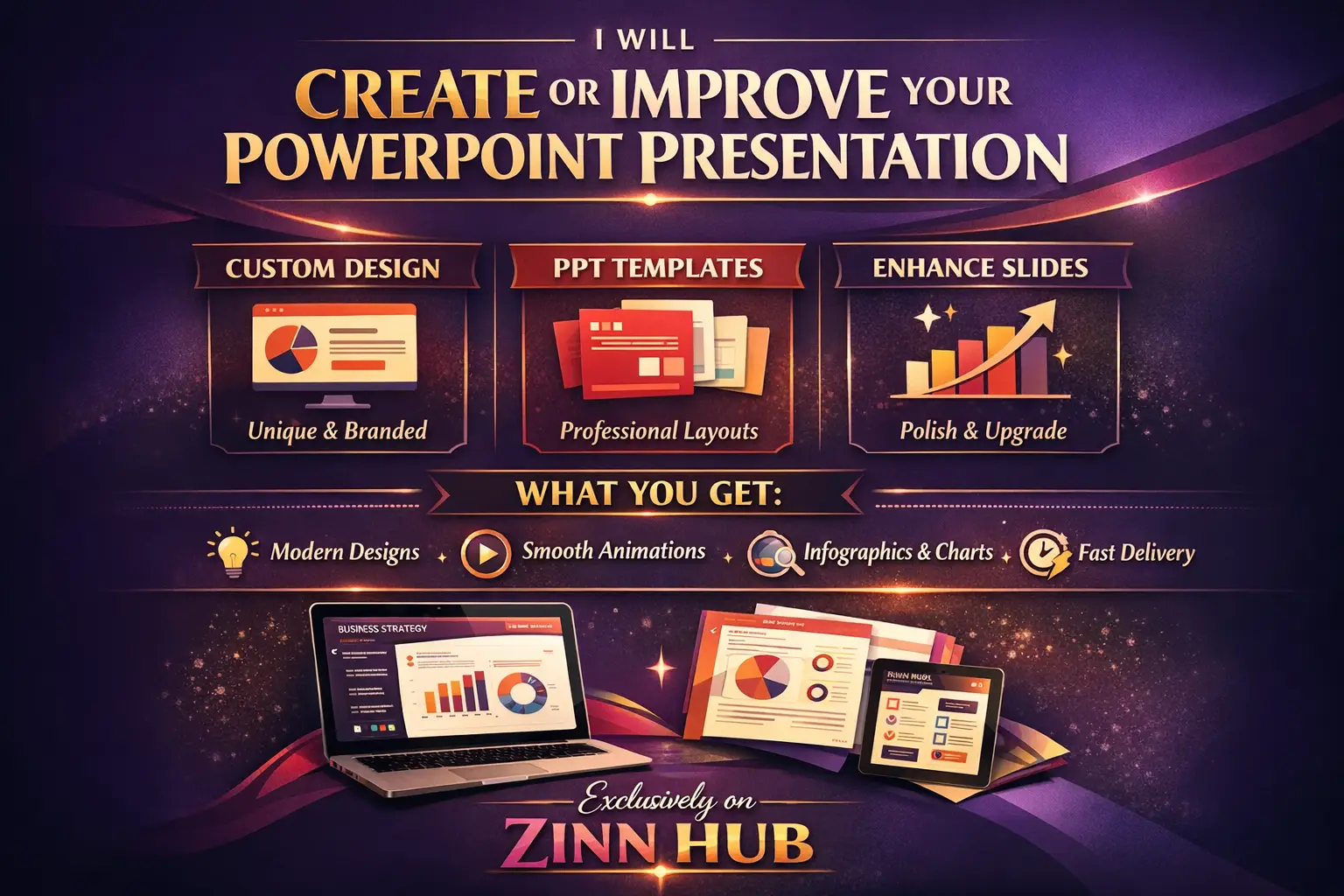 Do Professional Powerpoint Design, Powerpoint Template Or Improve Powerpoint 1 Do Professional Powerpoint Design