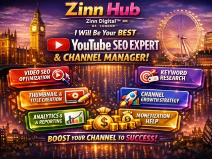 be your best youtube video SEO expert and channel manager