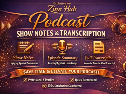 Write Podcast Show Notes
