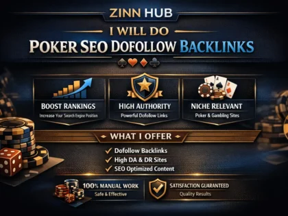 do poker SEO dofollow backlinks