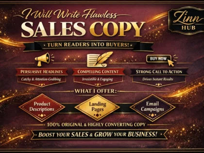 write flawless sales copy
