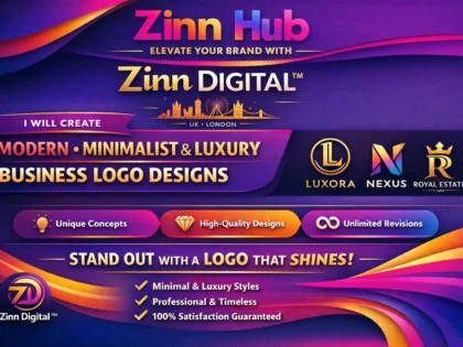 Create Highly Modern Minimalist And Luxury Business Logo Designs