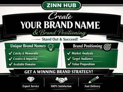 create brand name for business and brand positioning
