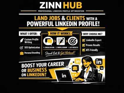 write and optimize your linkedin profile to land jobs or clients