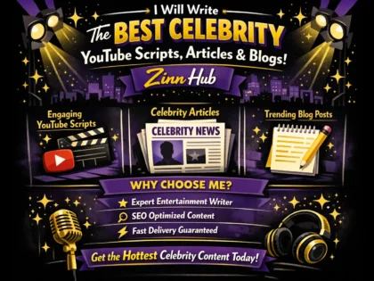 Write The Best Celebrity Youtube Scripts