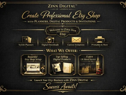 Create Professional Etsy Shop With Planners