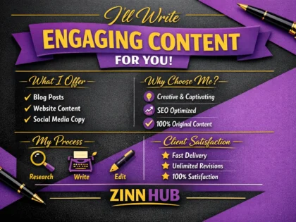 write engaging content for you