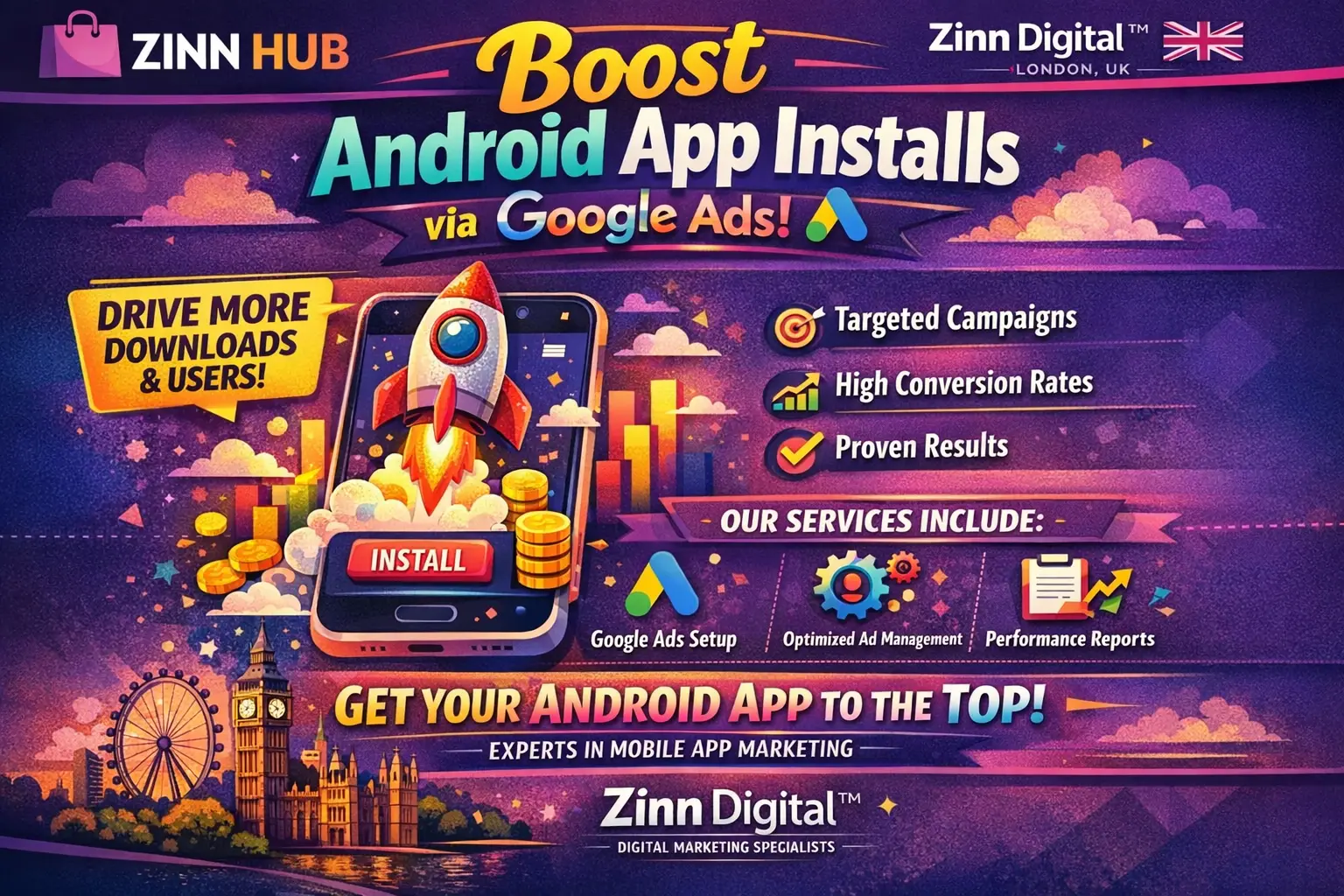 Boost Android App Installs Via Google Ads - Zinn Digital ™ 1 Boost Android App Installs Via Google Ads - Zinn Digital ™