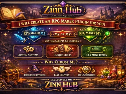 create an rpg maker mz plugin or rpg maker mv plugin