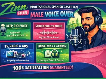 produce a deep male spanish castilian voice over