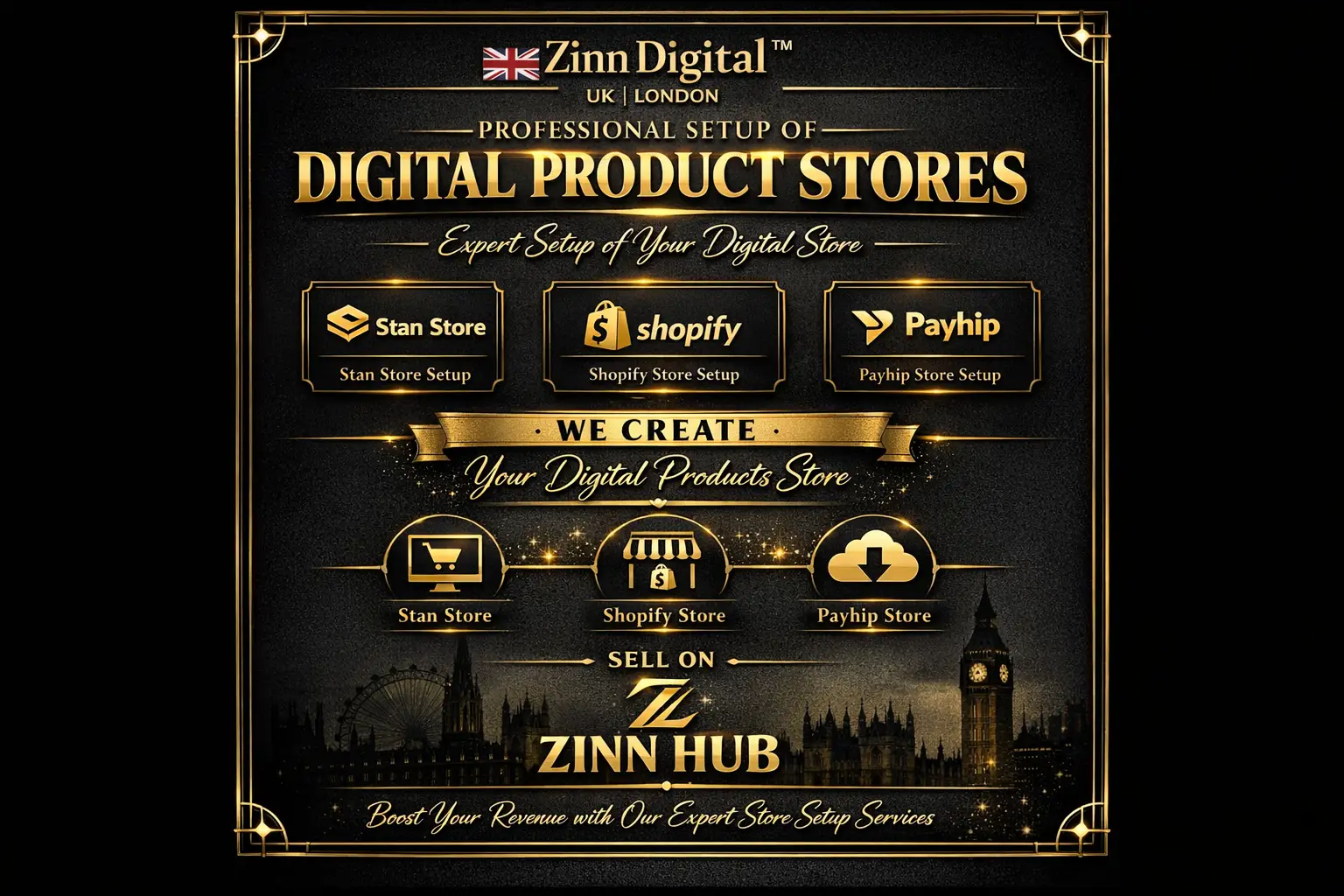 Setup Stan Store, Shopify Digital Products Store Stan Store Digital Store Payhip 1 Setup Stan Store