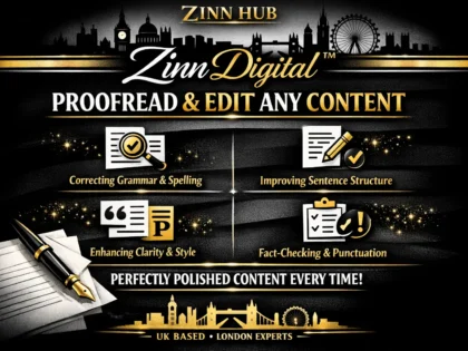 proofread and edit any content