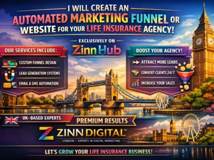 Create an automated marketing funnel or website for your life insurance agency