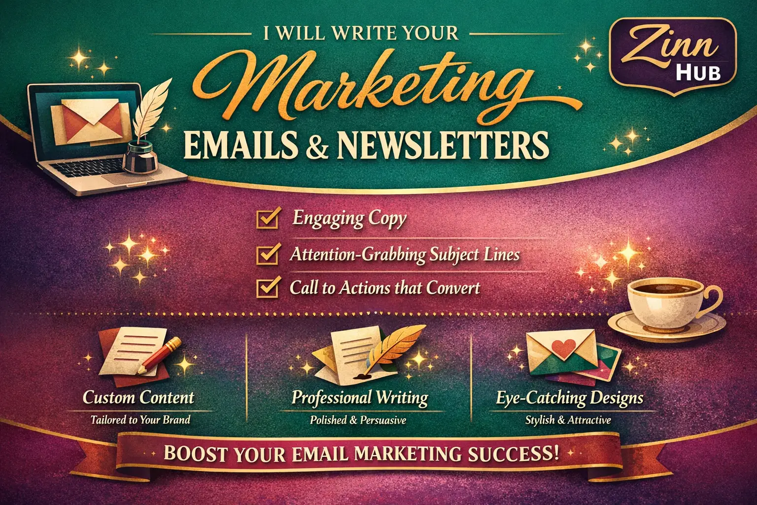 Write Your Marketing Emails Or Newsletters 1 Write Your Marketing Emails Or Newsletters