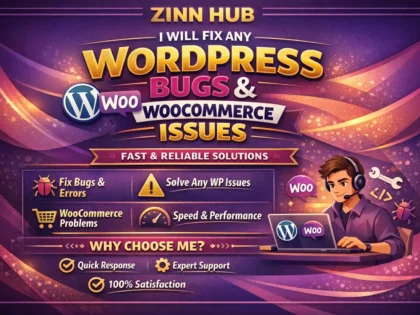 fix any wordpress bug