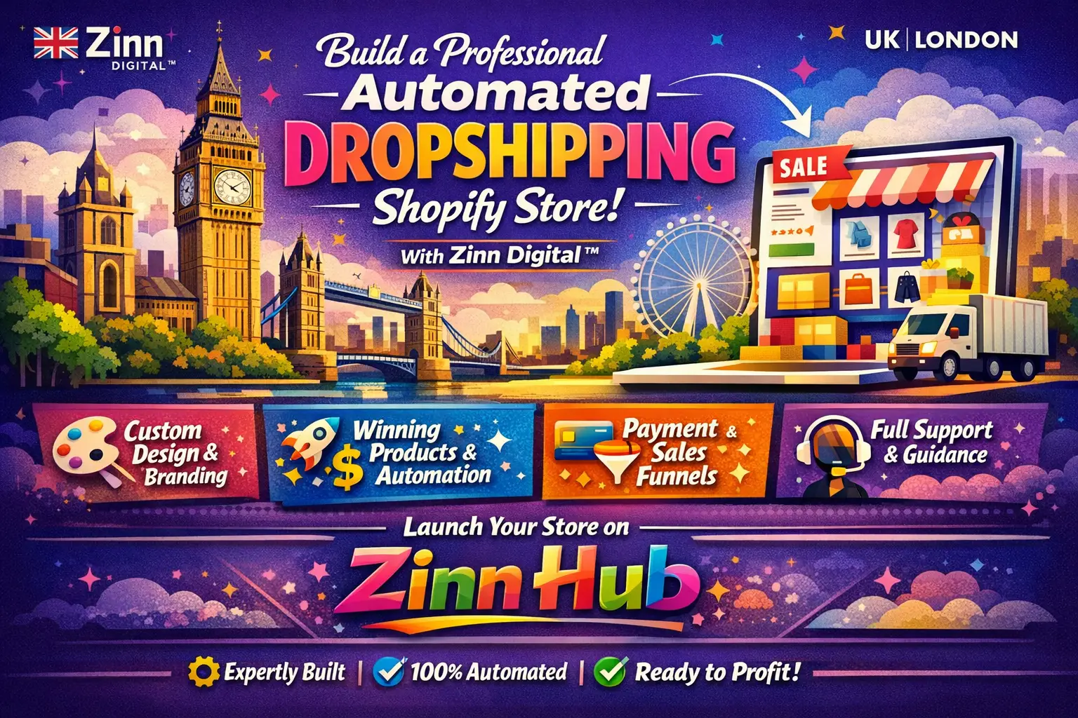 Build A Professional Automated Dropshipping Shopify Store With Zinn Digital ™ 3 Build A Professional Automated Dropshipping Shopify Store With Zinn Digital ™ - Image 3