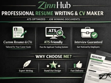 Offer Professional Resume Writing