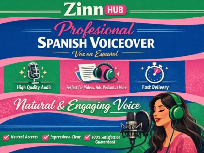 Record A Professional Spanish Voiceover  Voz En Español