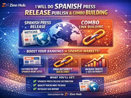 do spanish press release publish and combo link building