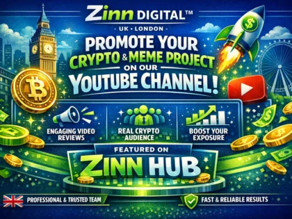 Promote your crypto or meme project on our YouTube channel