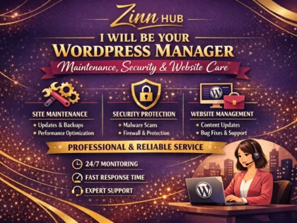 Be Your Wordpress Manager For Maintenance