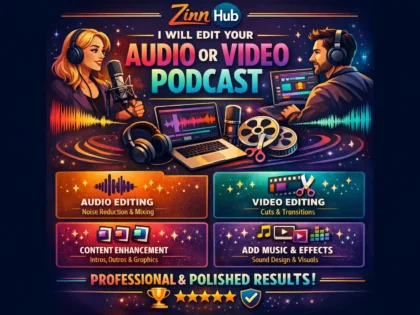 edit your audio or video podcast