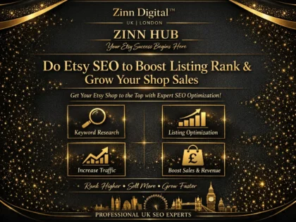 do etsy SEO to boost listing rank and grow your shop sales