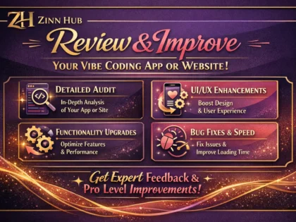 review and improve your vibe coding app or website