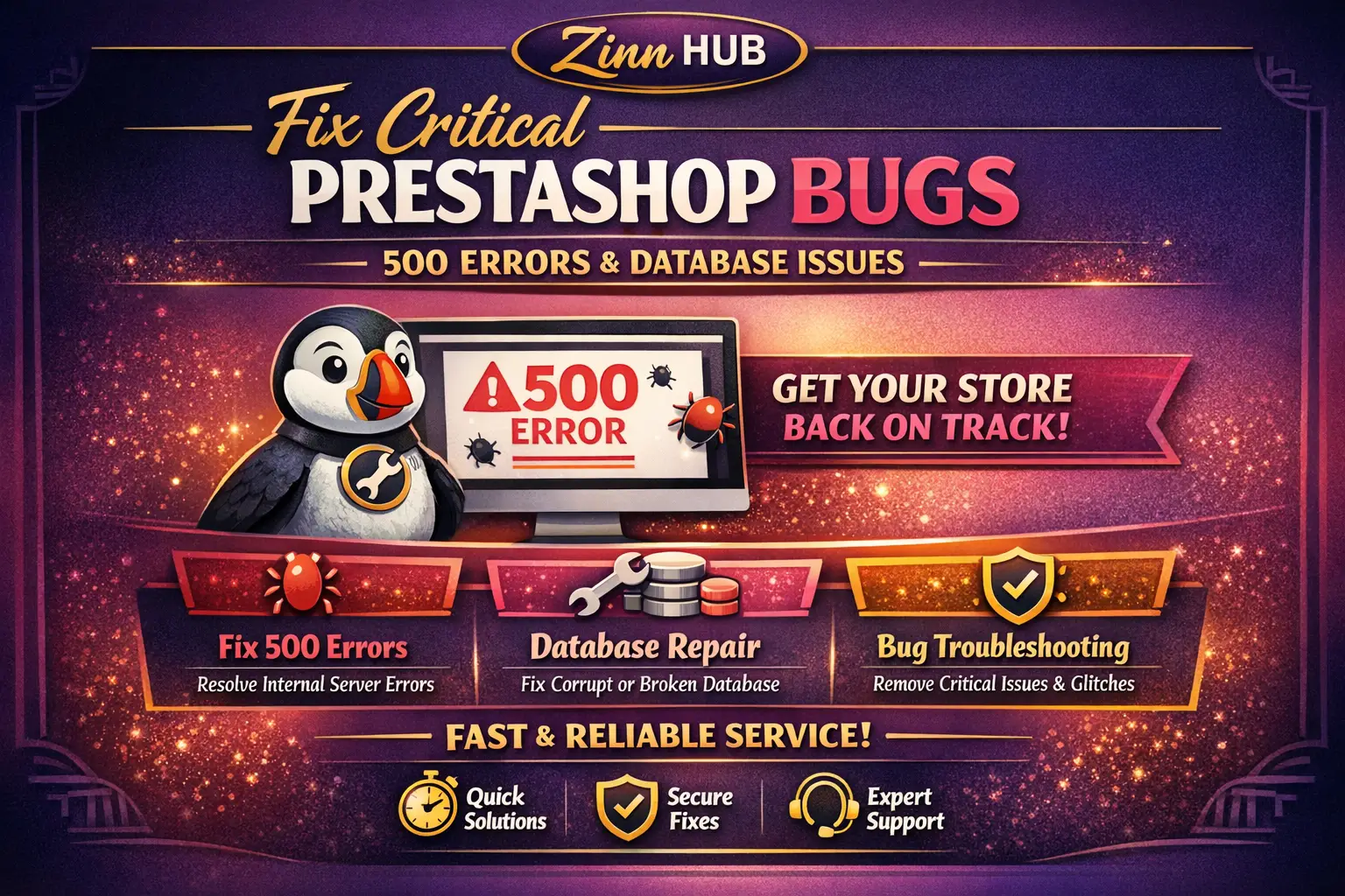 Fix Critical Prestashop Bugs, 500 Errors And Database Issues 1 Fix Critical Prestashop Bugs