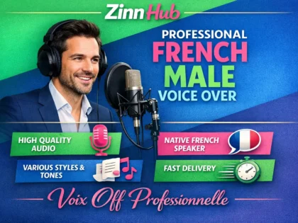 record any professional french male voice over