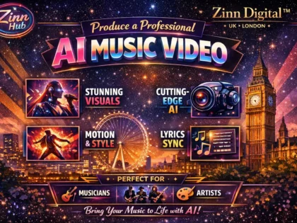 produce a profissional ai music video