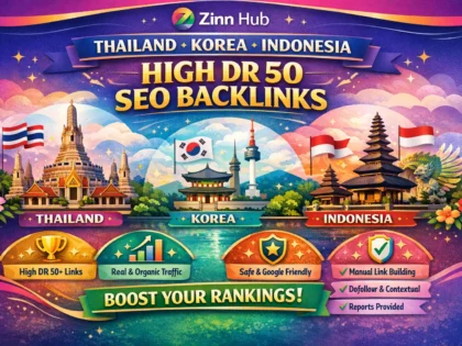 Do Thailand Korea And Indonesia High Dr 50 Seo Backlinks