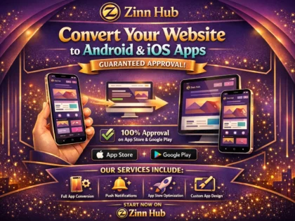 convert any website to android and ios apps guaranteed approval