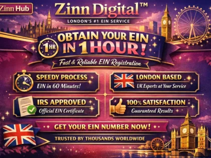 Obtain Ein Within 1 Hour - London-Based Zinn Digital ™ Service