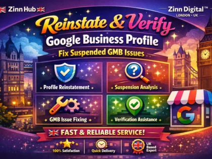 Reinstate & Verify Google Business Profile + Fix Suspended GMB Issues