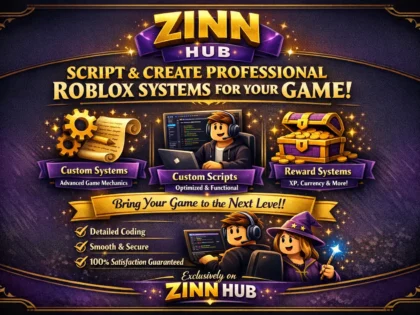 make and script professional roblox systems for your game